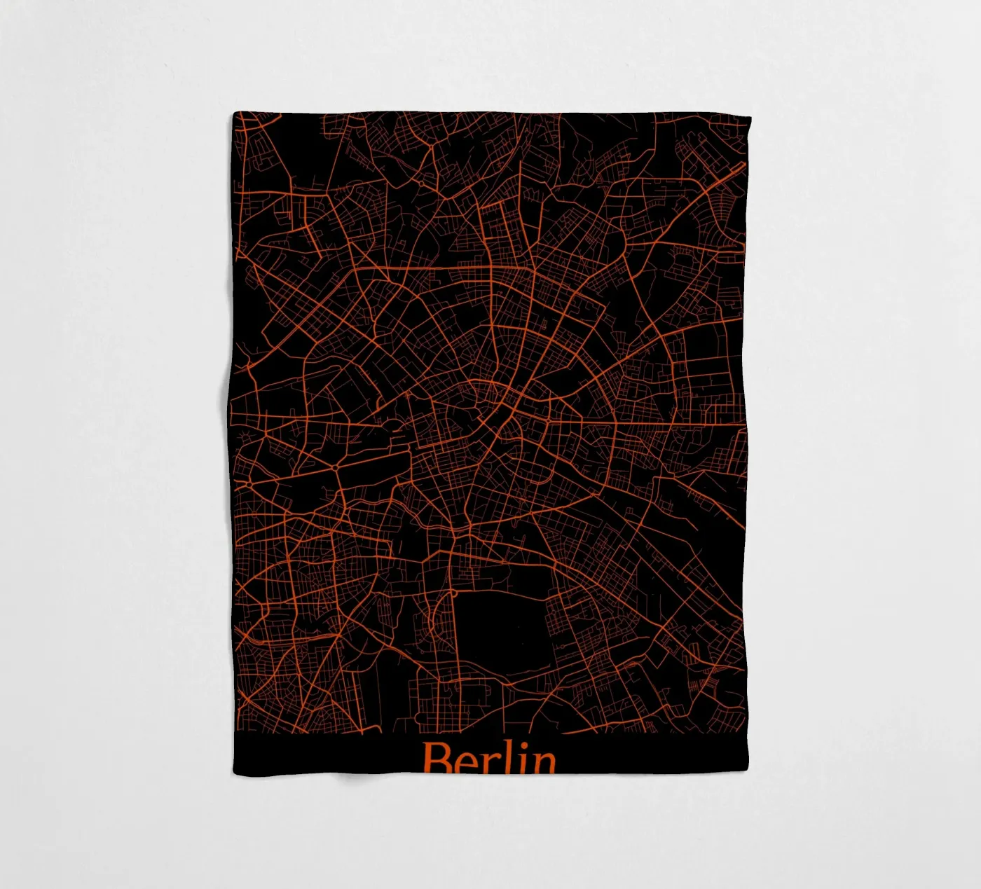 Berlin Fleecedecke von MiMap