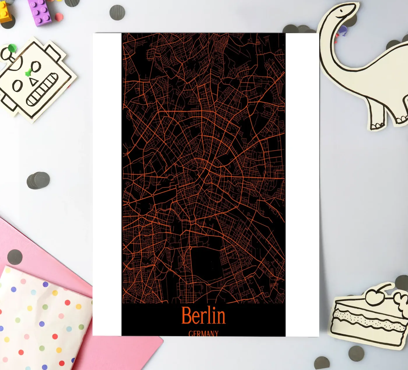 Berlin sticker sheet by MiMap