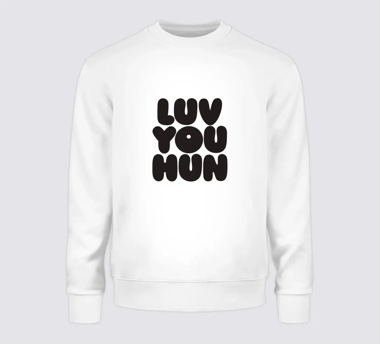 Luv You Hun felpa da Verplanungsagentur