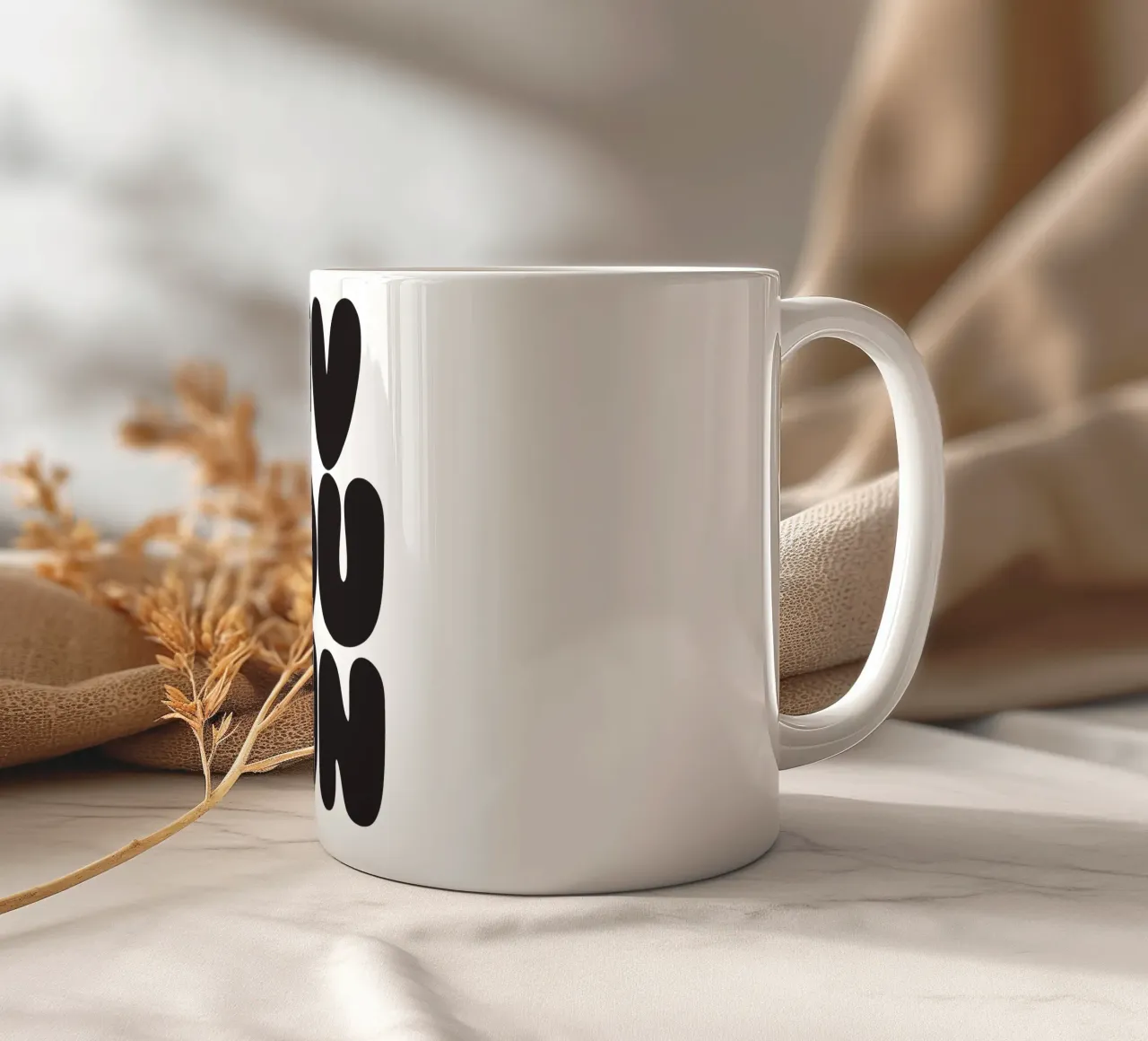 Luv You Hun tazza in ceramica da Verplanungsagentur