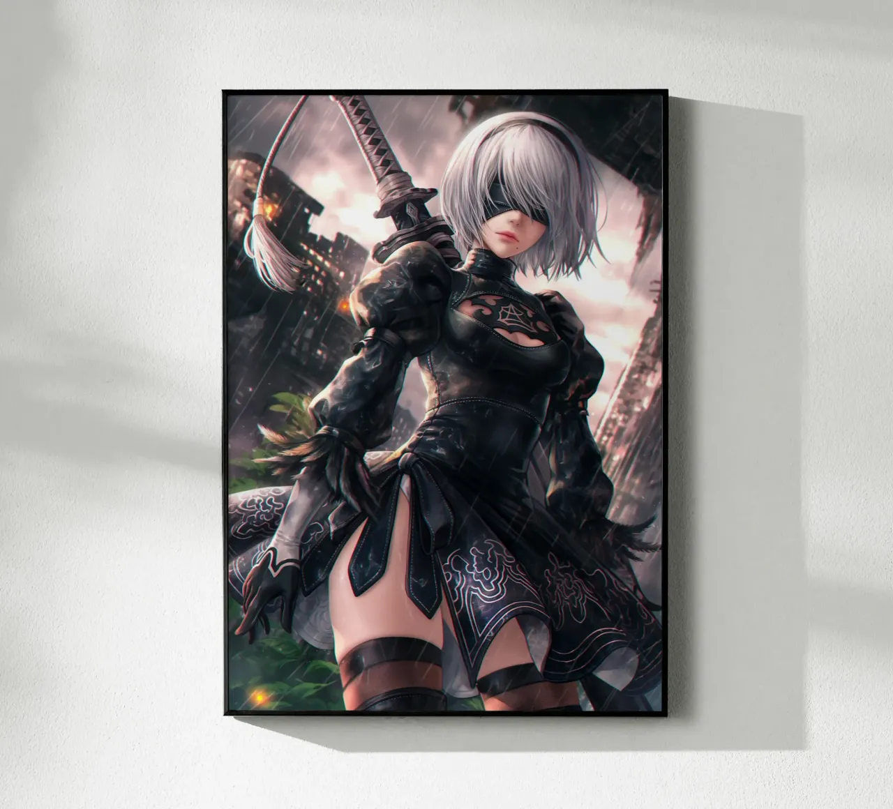 2B Nier Automata plexiglass da Fleur de Lys