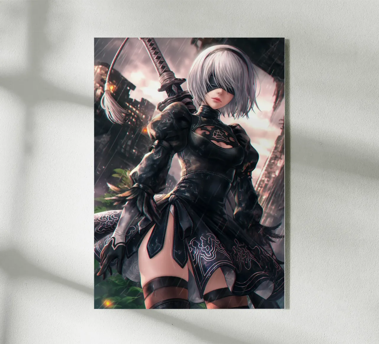 2B Nier Automata plexiglass da Fleur de Lys