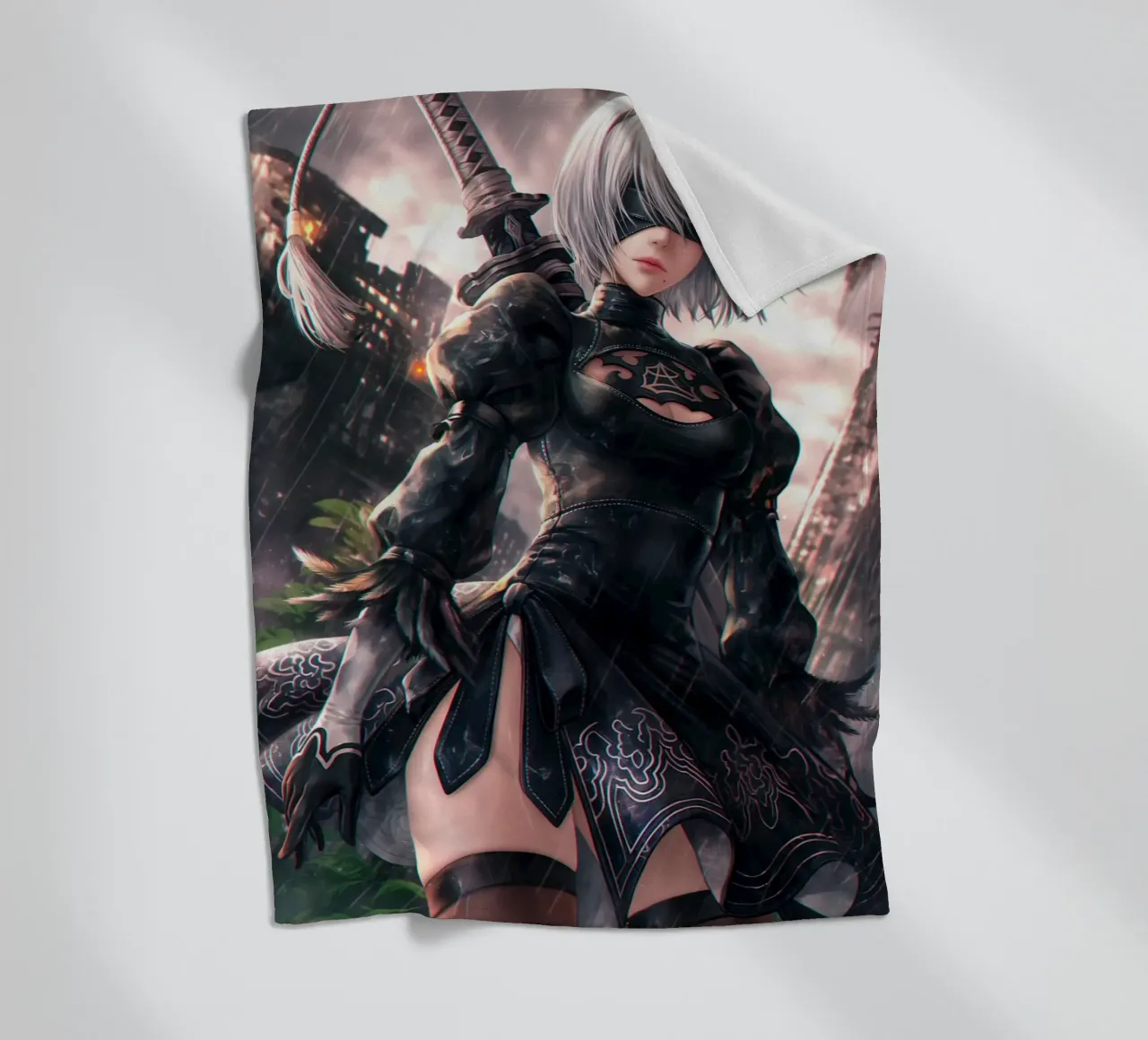 2B Nier Automata coperta in pile da Fleur de Lys
