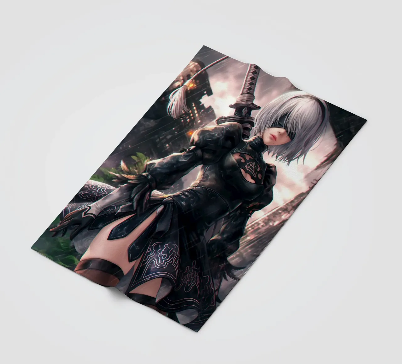 2B Nier Automata coperta in pile da Fleur de Lys