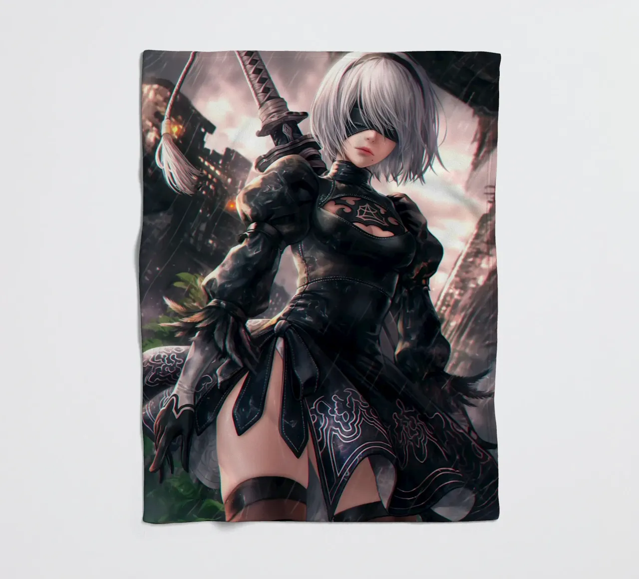 2B Nier Automata coperta in pile da Fleur de Lys