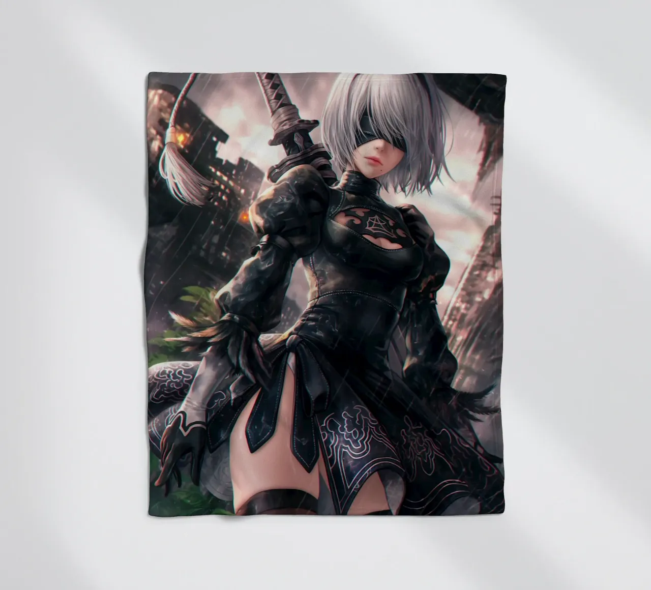 2B Nier Automata coperta in pile da Fleur de Lys