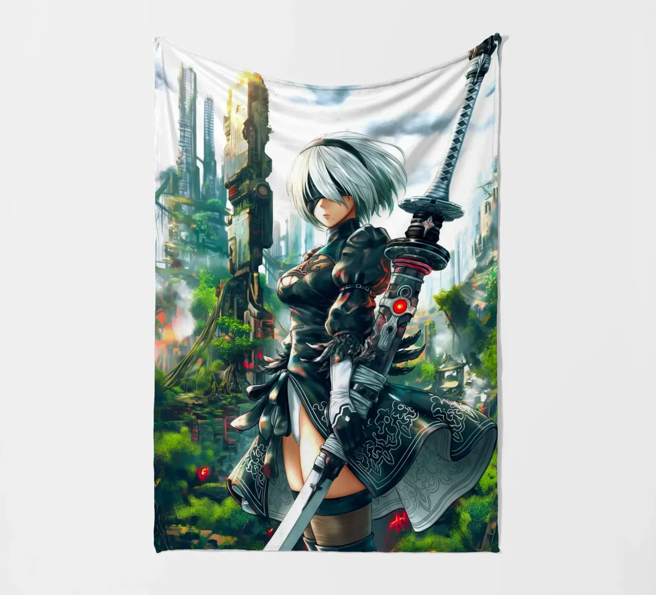 2B Nier Automata coperta in pile da Fleur de Lys