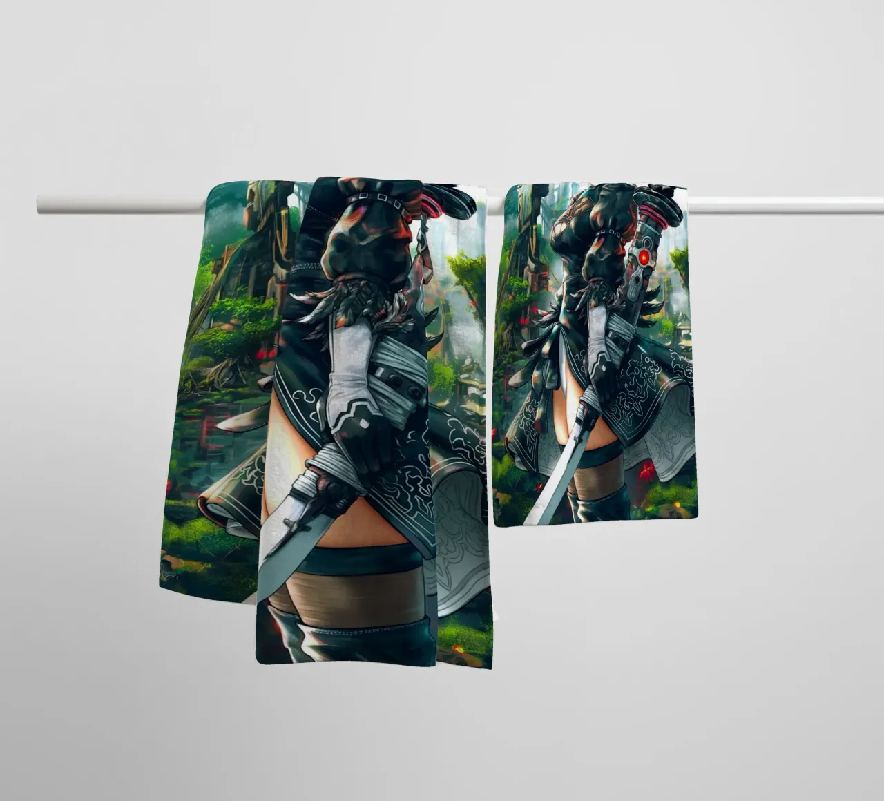 2B Nier Automata asciugamano da bagno da Fleur de Lys