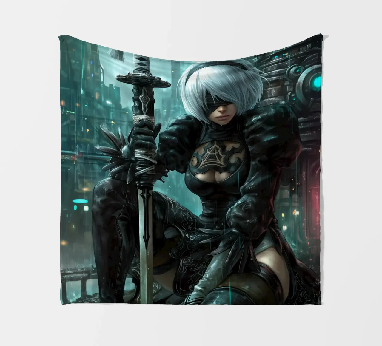 2B Nier Automata coperta in pile da Fleur de Lys