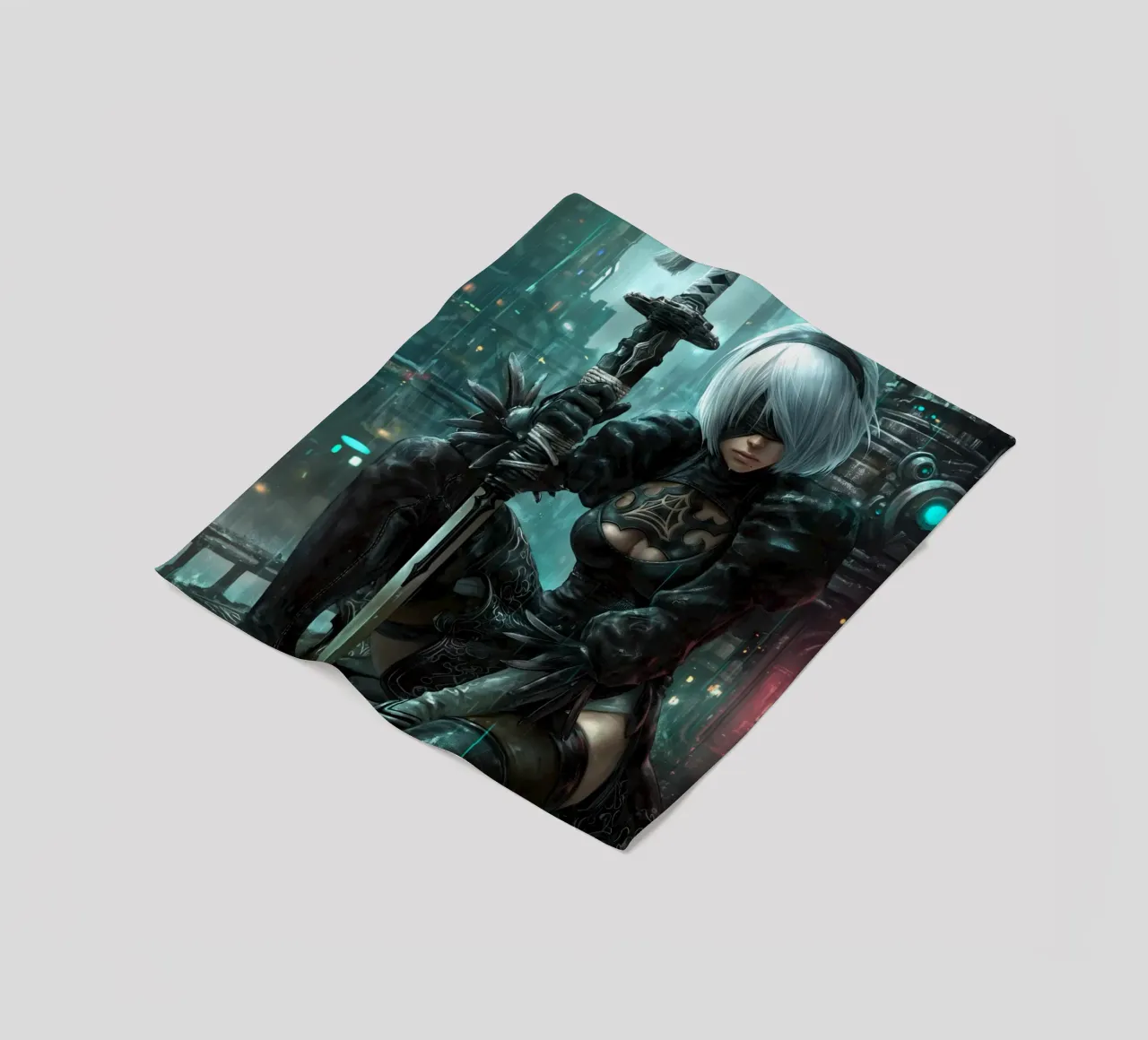 2B Nier Automata coperta in pile da Fleur de Lys