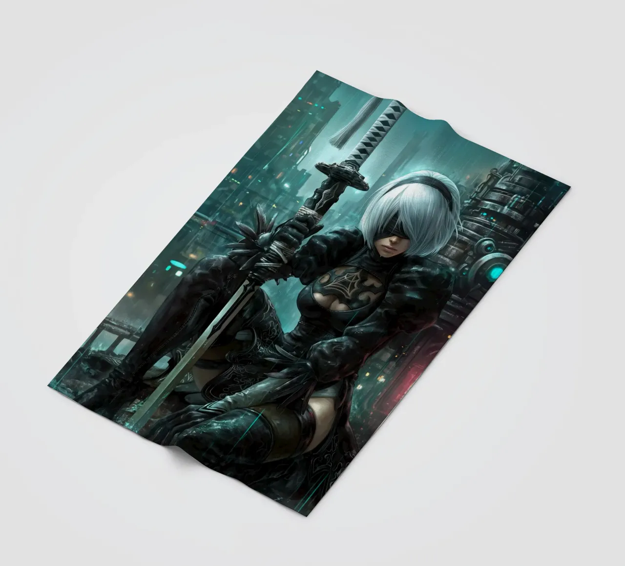 2B Nier Automata coperta in pile da Fleur de Lys