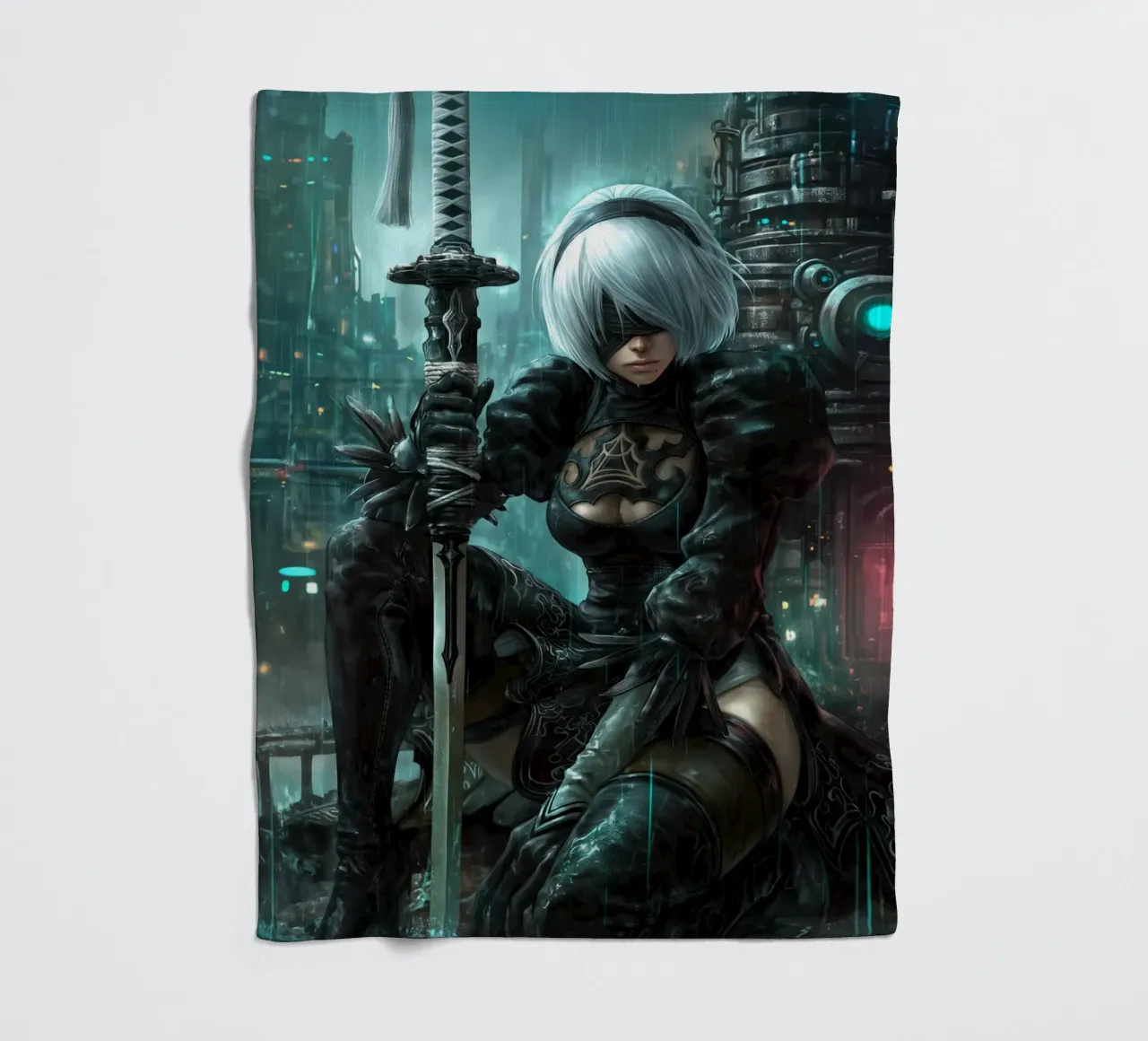 2B Nier Automata coperta in pile da Fleur de Lys