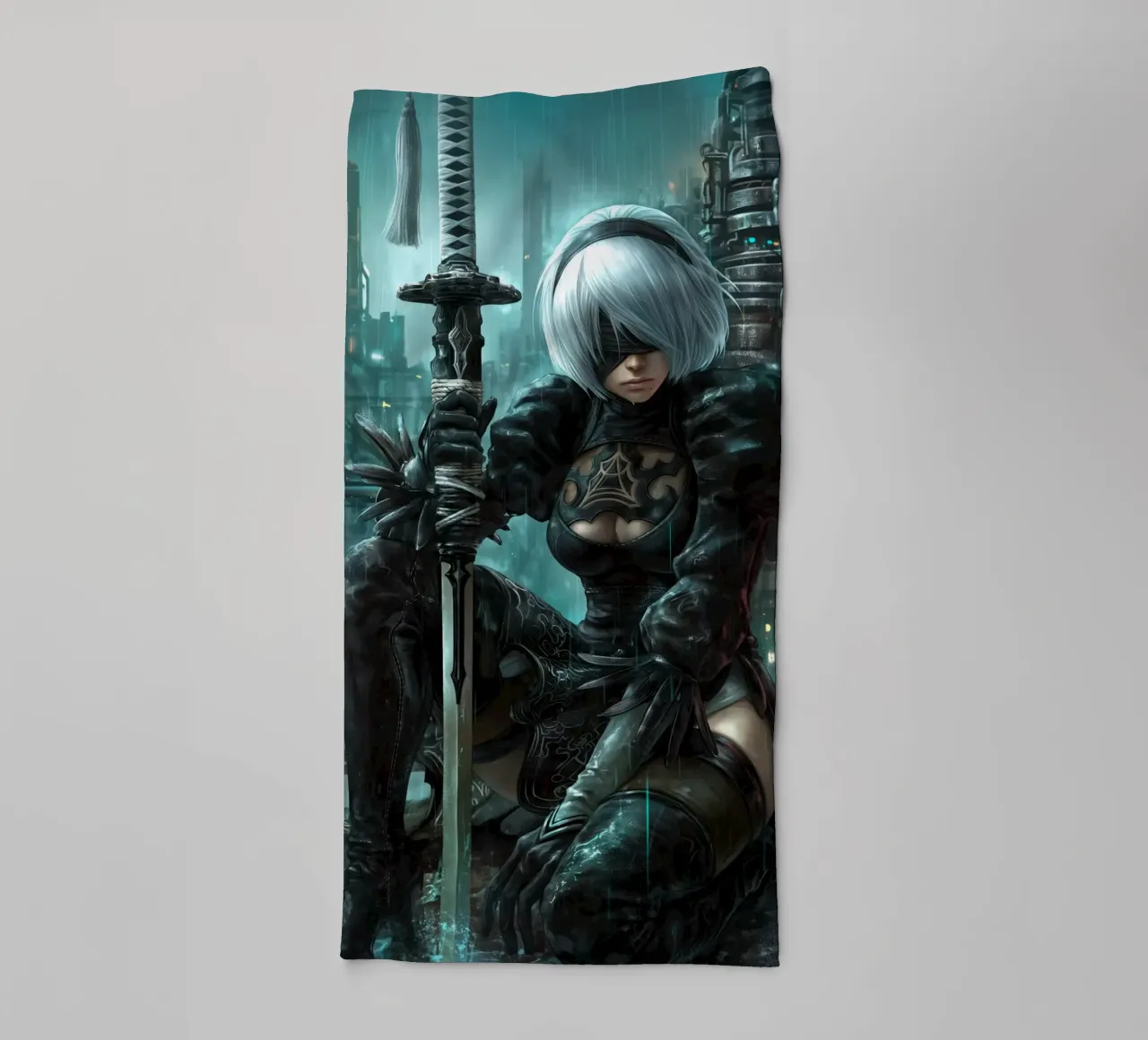 2B Nier Automata asciugamano da bagno da Fleur de Lys