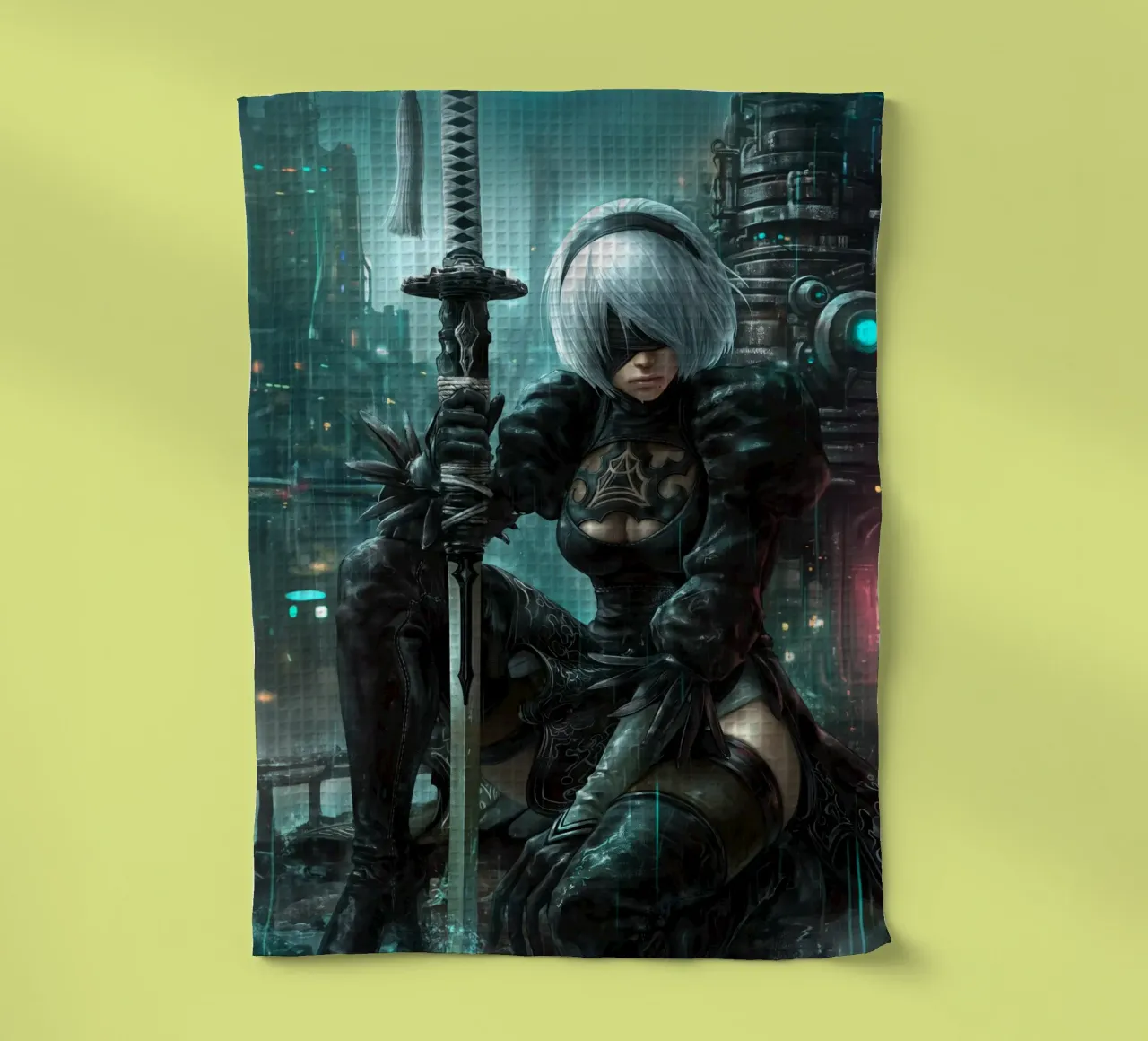 2B Nier Automata canovaccio da cucina da Fleur de Lys