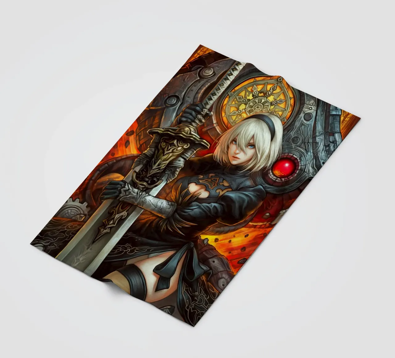 2B Nier Automata coperta in pile da Fleur de Lys