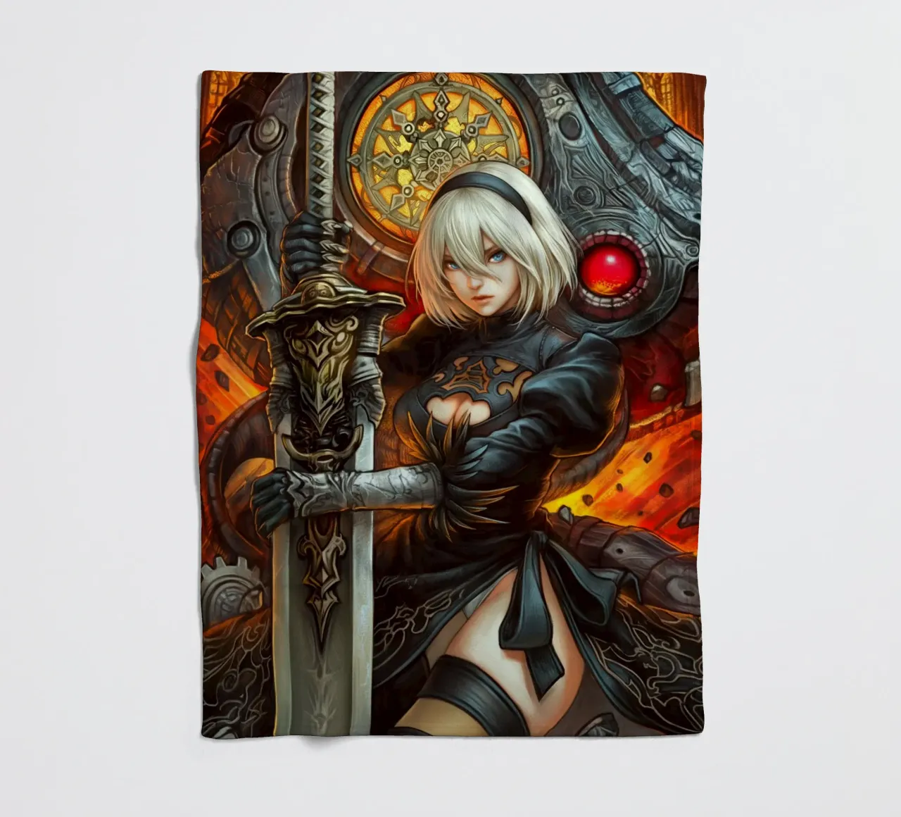 2B Nier Automata coperta in pile da Fleur de Lys