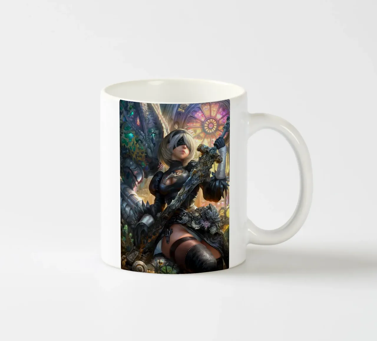 2B Nier Automata tazza in ceramica da Fleur de Lys