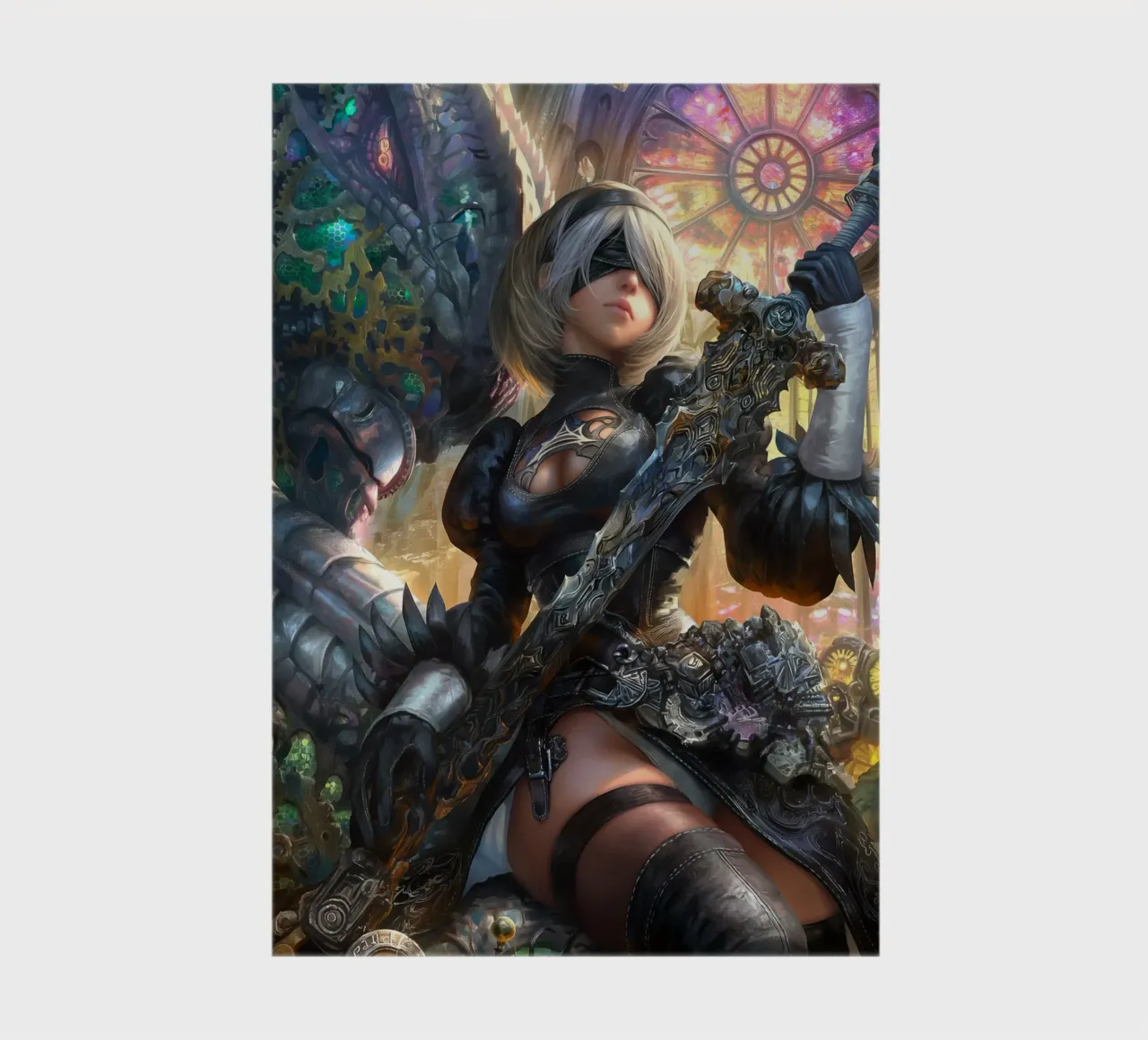 2B Nier Automata notebook by Fleur de Lys