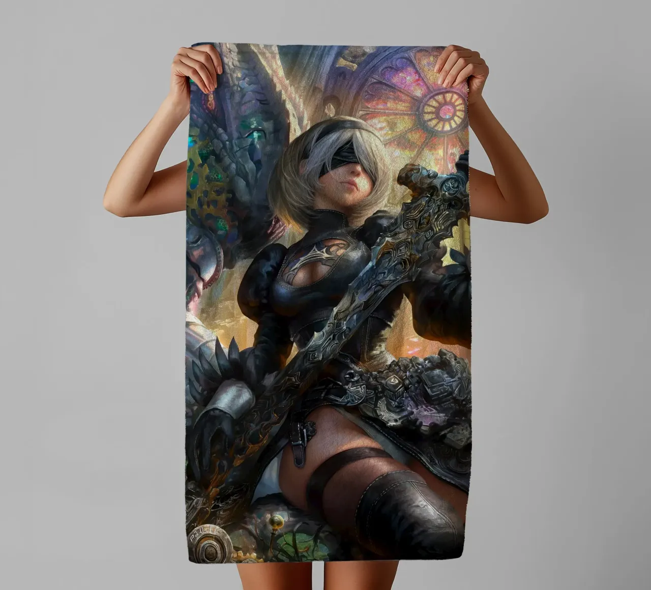 2B Nier Automata asciugamano da bagno da Fleur de Lys