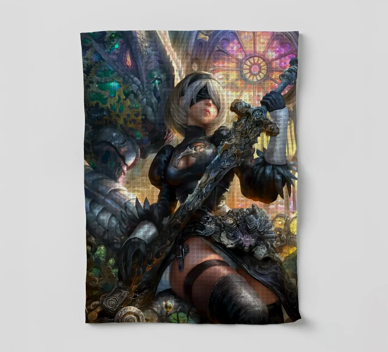 2B Nier Automata canovaccio da cucina da Fleur de Lys