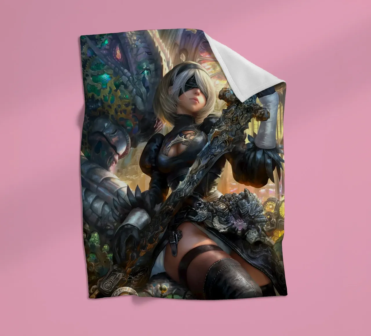 2B Nier Automata coperta in pile da Fleur de Lys