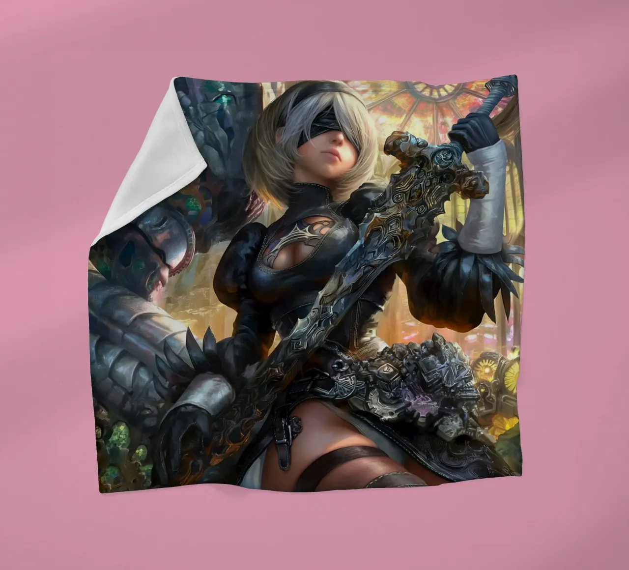 2B Nier Automata coperta in pile da Fleur de Lys