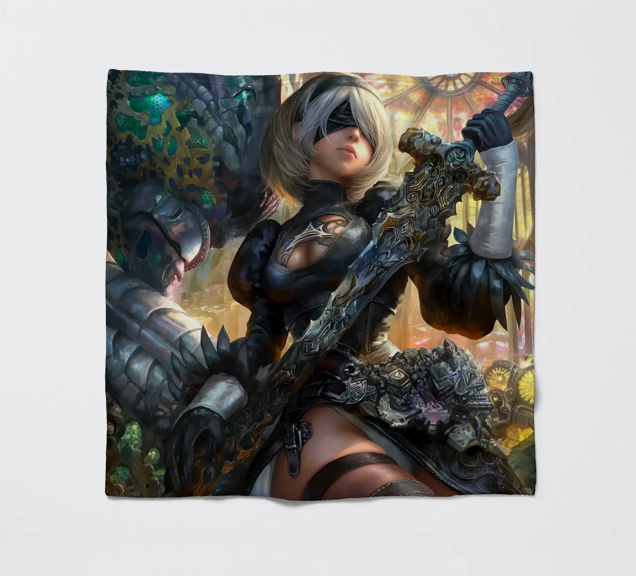 2B Nier Automata coperta in pile da Fleur de Lys