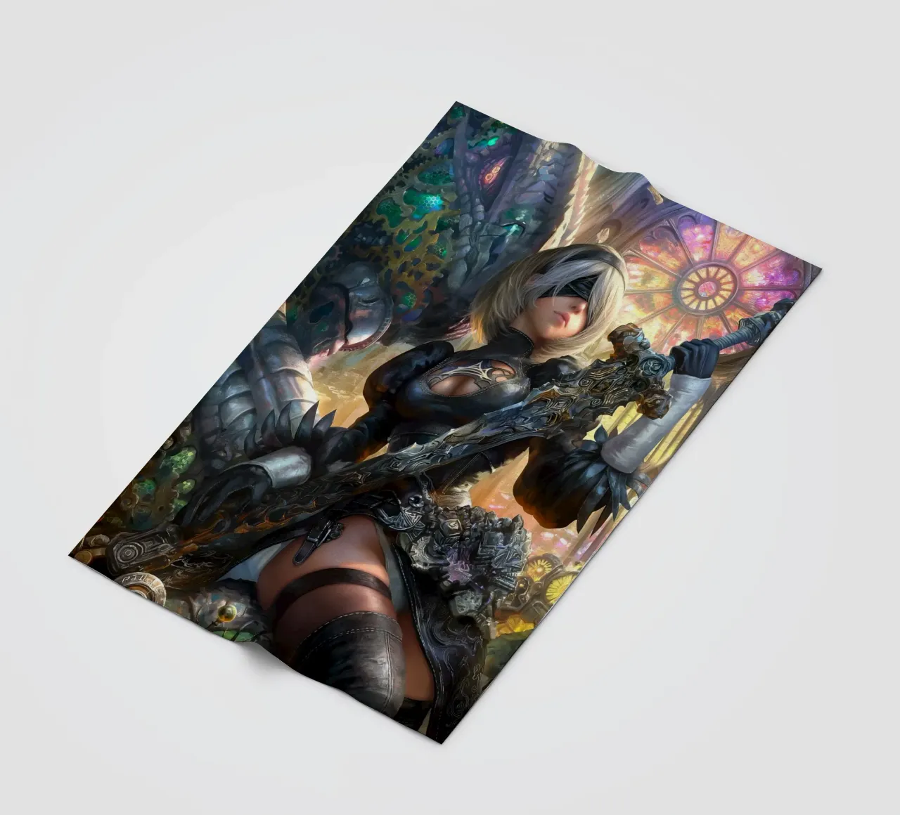 2B Nier Automata coperta in pile da Fleur de Lys