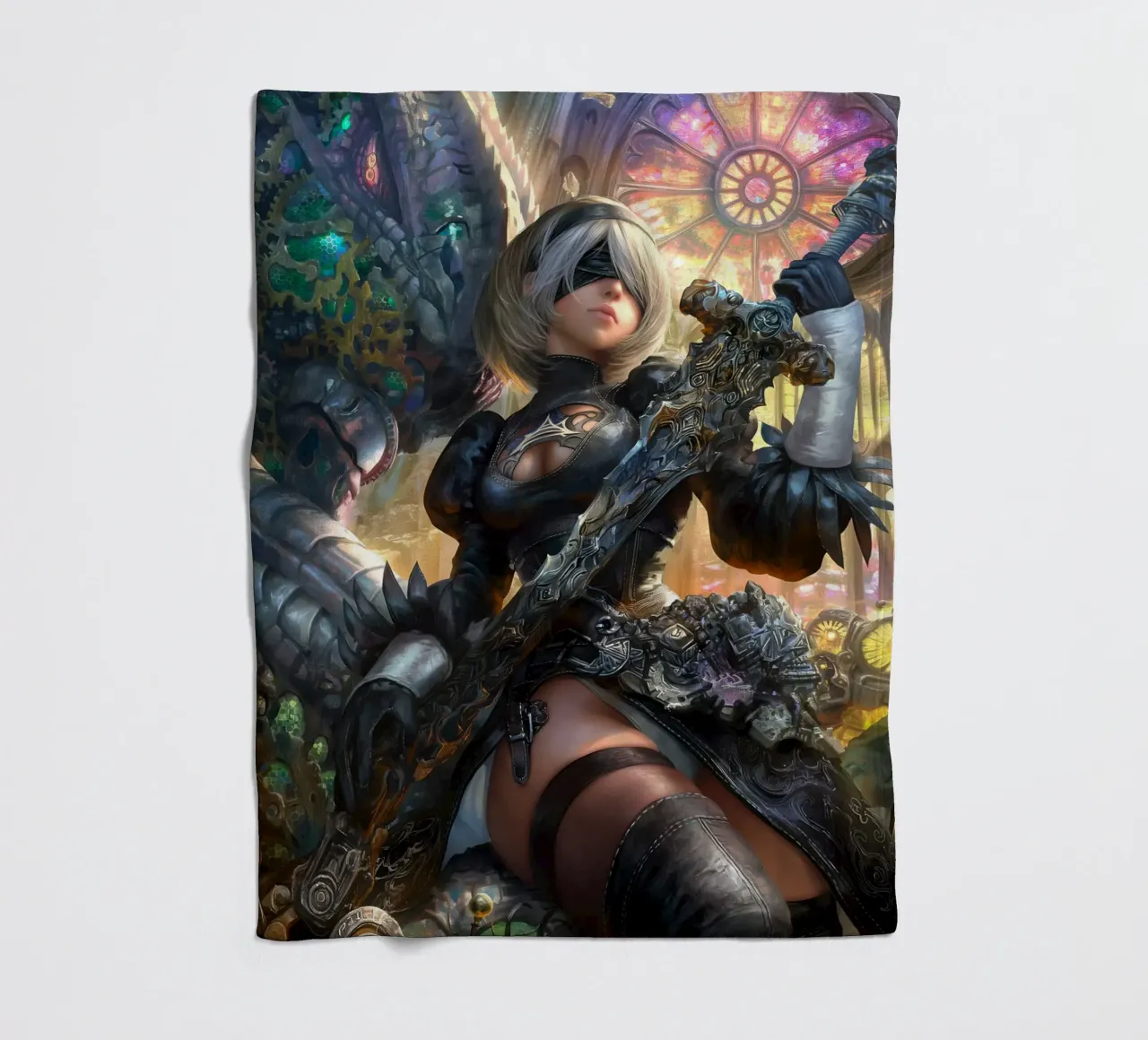 2B Nier Automata coperta in pile da Fleur de Lys