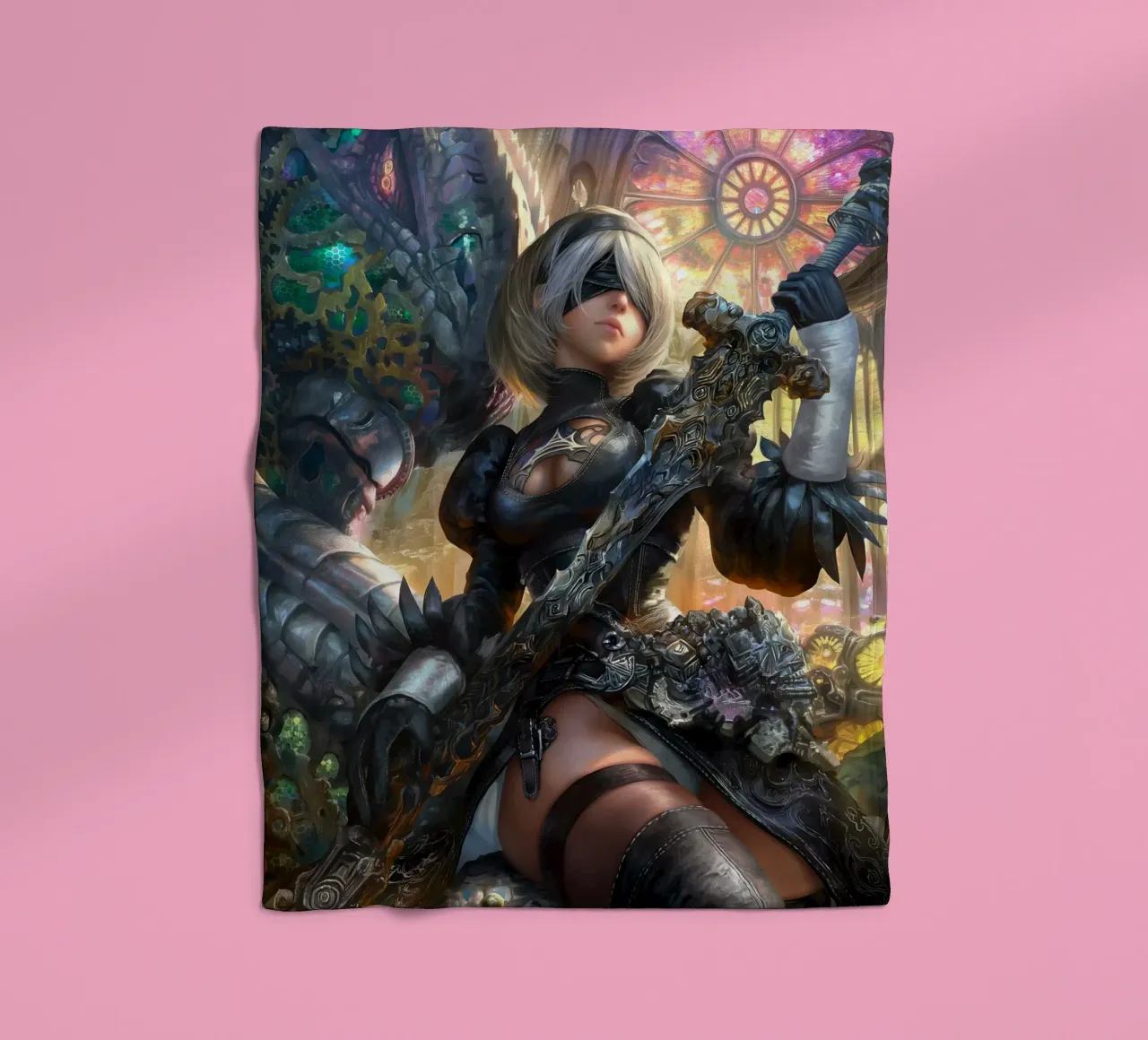 2B Nier Automata coperta in pile da Fleur de Lys