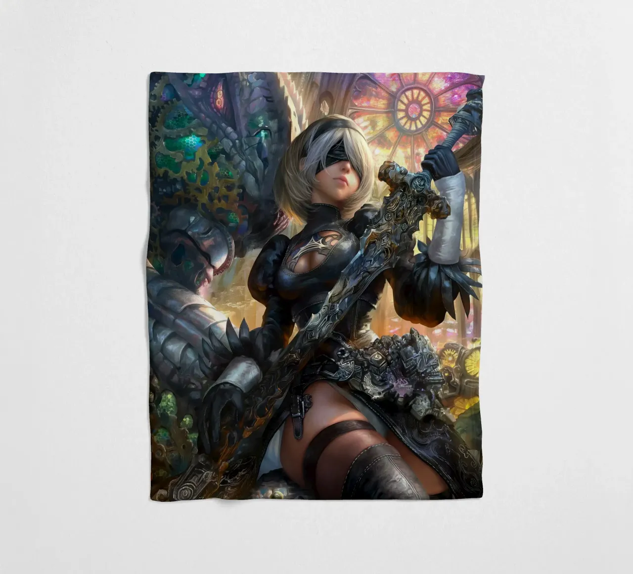 2B Nier Automata coperta in pile da Fleur de Lys