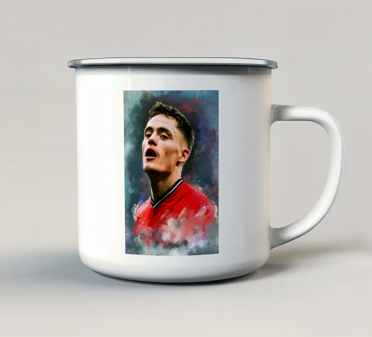 Florian Wirtz in tendenza tazza in smalto da Lembayung art