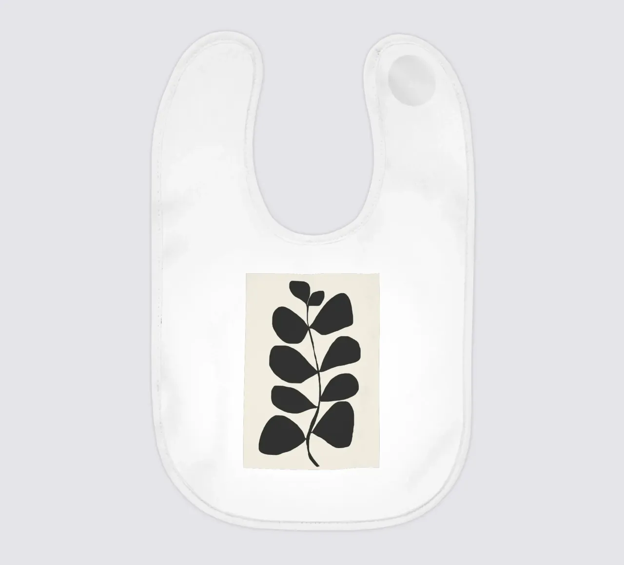 Abstract Minimal -Plant 3 baby bib by ThingDesign
