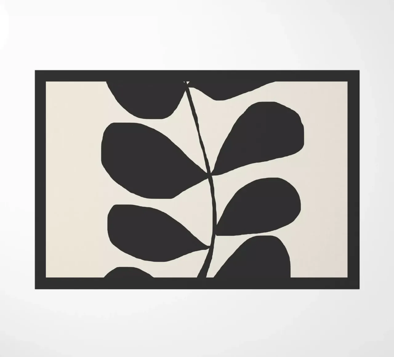 Abstrait Minimal - Plante 3 paillasson de ThingDesign