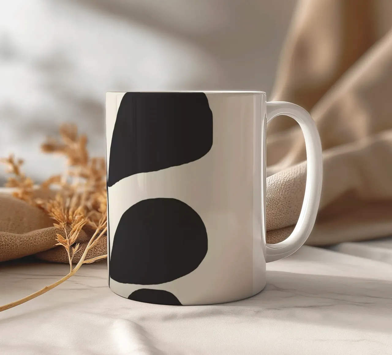 Astratto minimale -Pianta 3 tazza in ceramica da ThingDesign