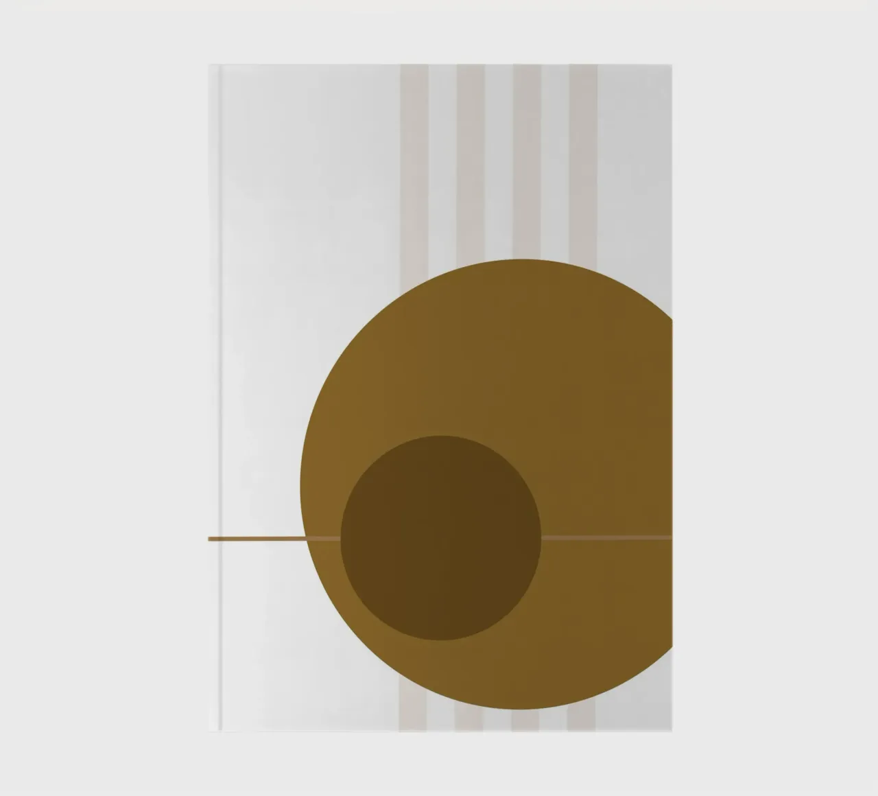 Minimal Geometry #1 notebook by Ella.Wilfriede