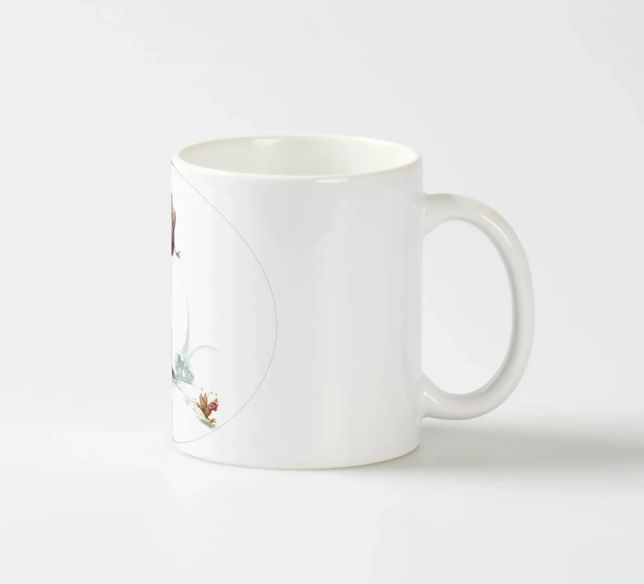 HIPPOS IN THE CHERRY TREE - Hippo Jump tazza in ceramica da Vintage Van Gogh