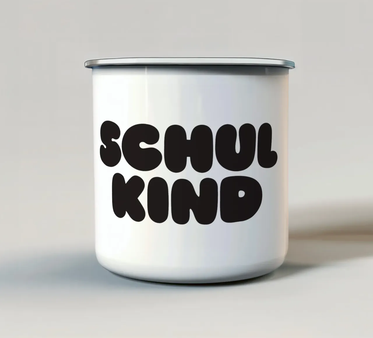 Schulkind tazza in smalto da Verplanungsagentur