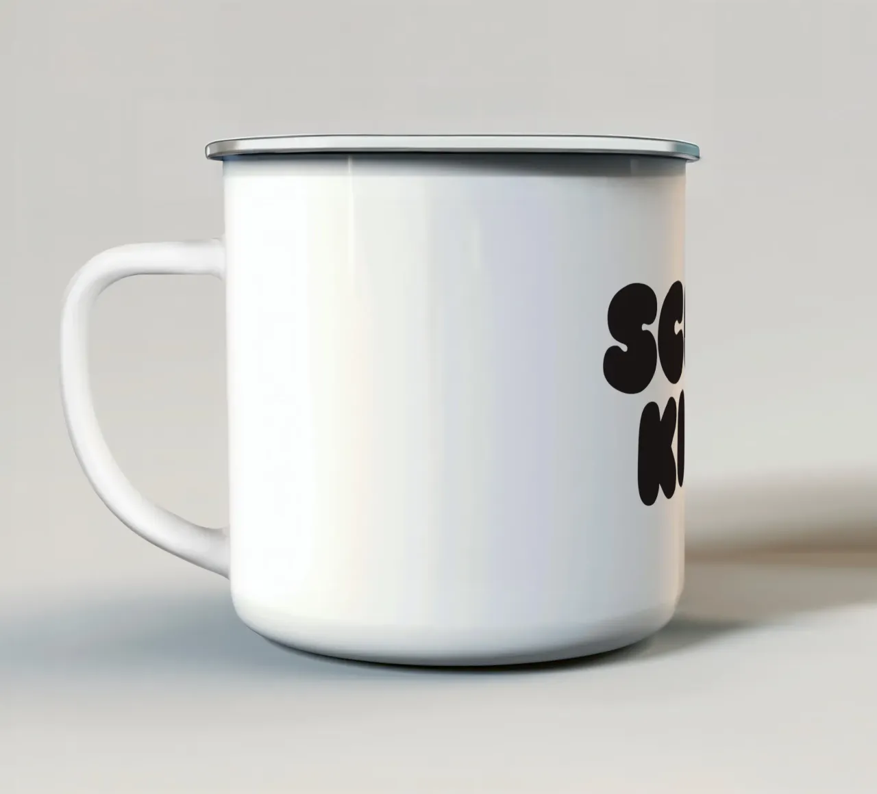 Schulkind tazza in smalto da Verplanungsagentur