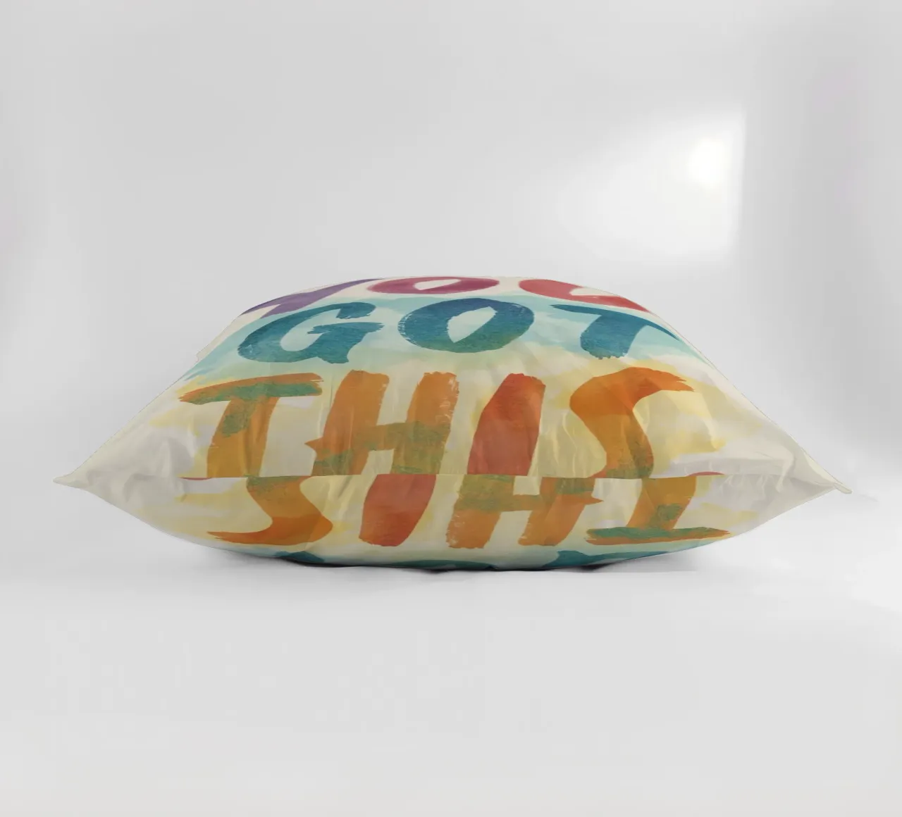 You Got This Kunst im Aquarellstil Kissen von DesignDoodle