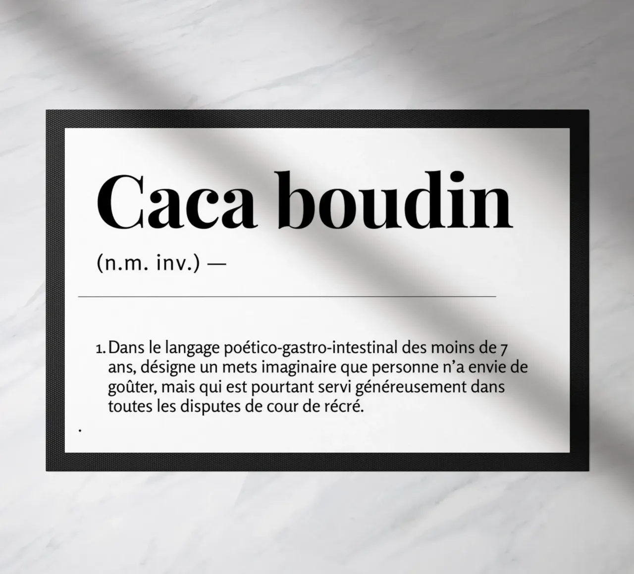 CACA BOUDIN zerbino da Tisha Shop