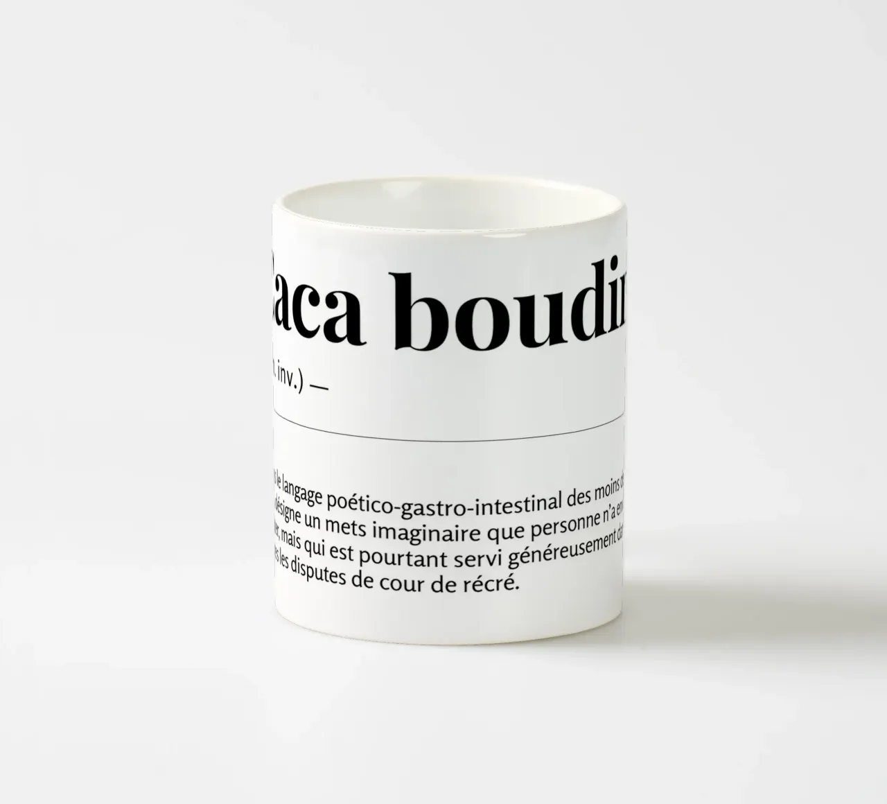 CACA BOUDIN tazza in ceramica da Tisha Shop