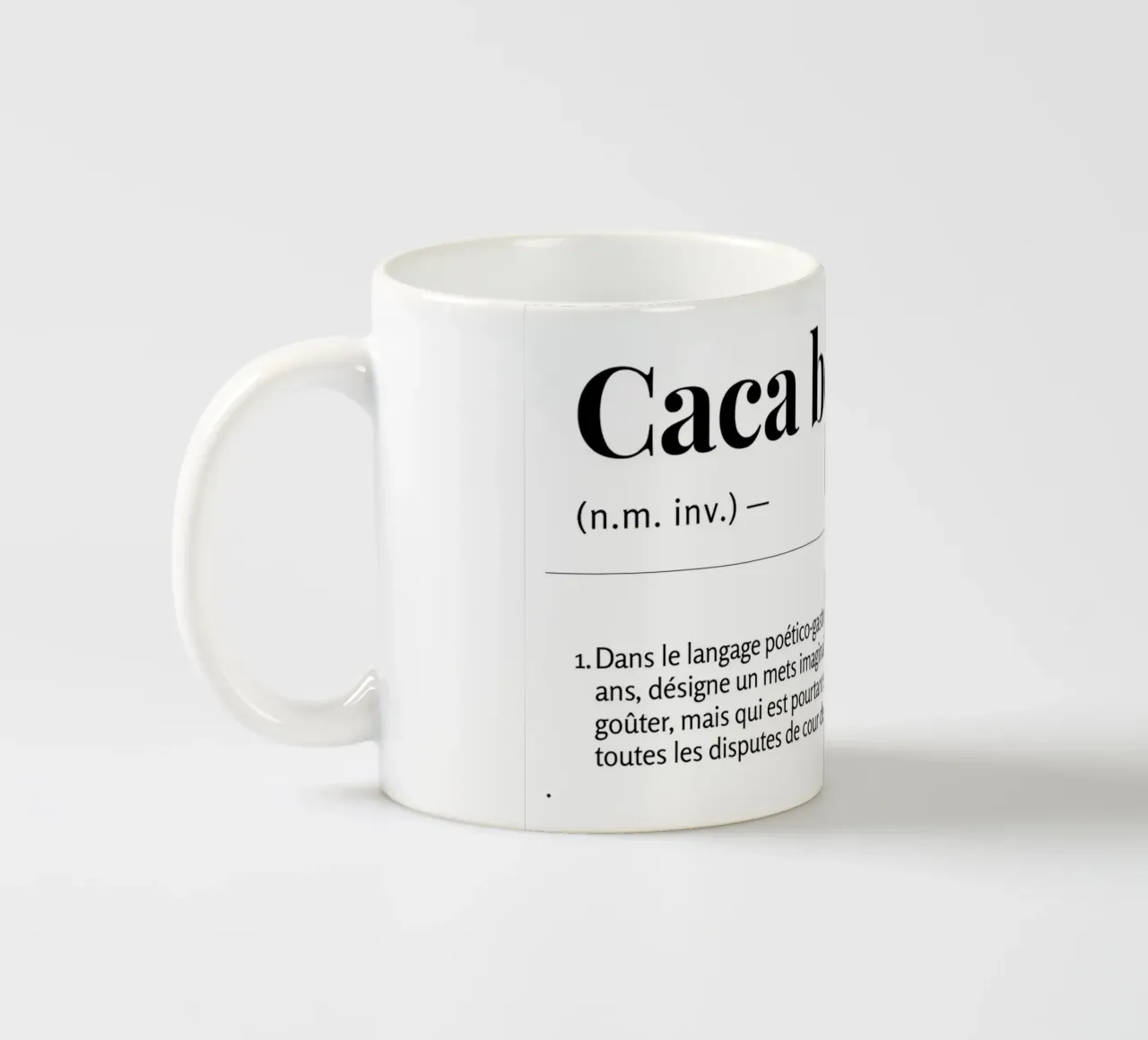CACA BOUDIN tazza in ceramica da Tisha Shop