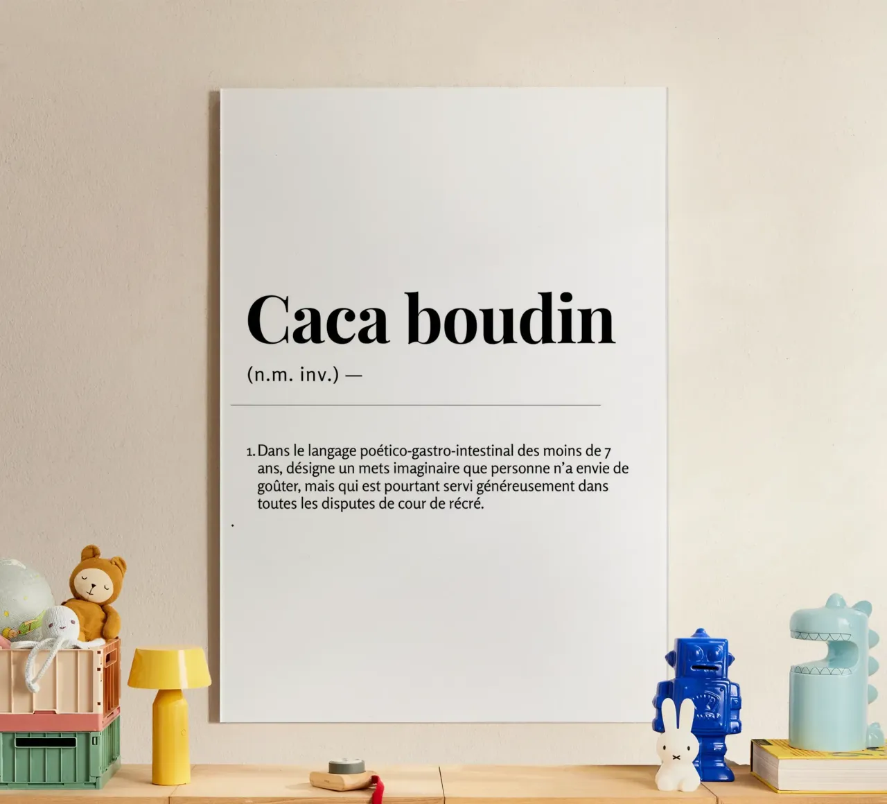 CACA BOUDIN plexiglass da Tisha Shop