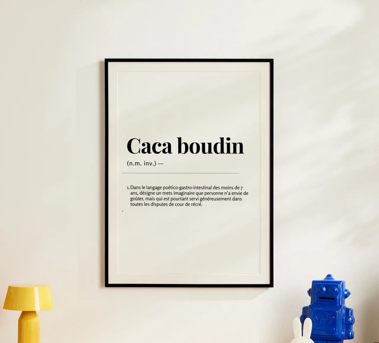 CACA BOUDIN poster da Tisha Shop