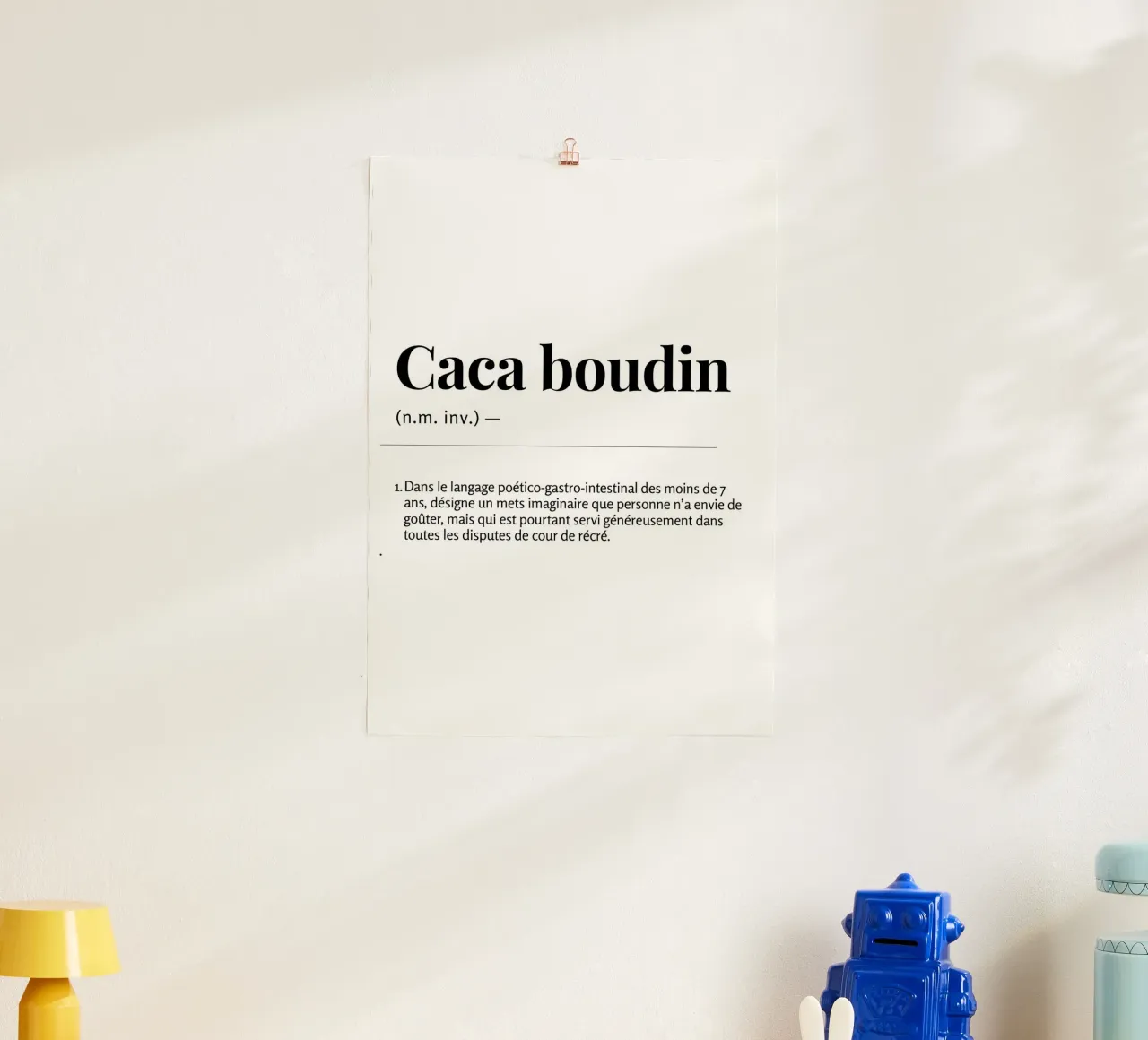 CACA BOUDIN poster da Tisha Shop