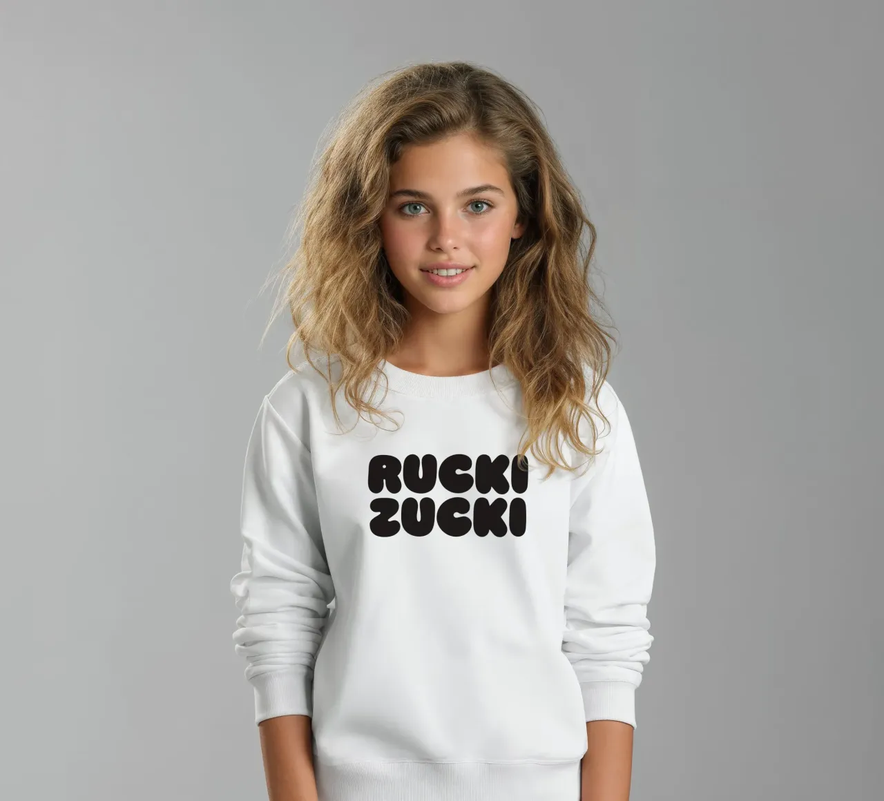 Rucki Zucki kids sweatshirt by Verplanungsagentur