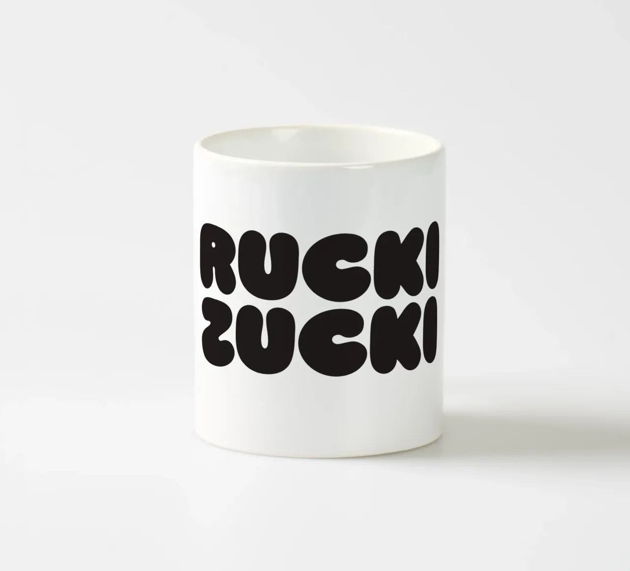 Rucki Zucki ceramic mug by Verplanungsagentur