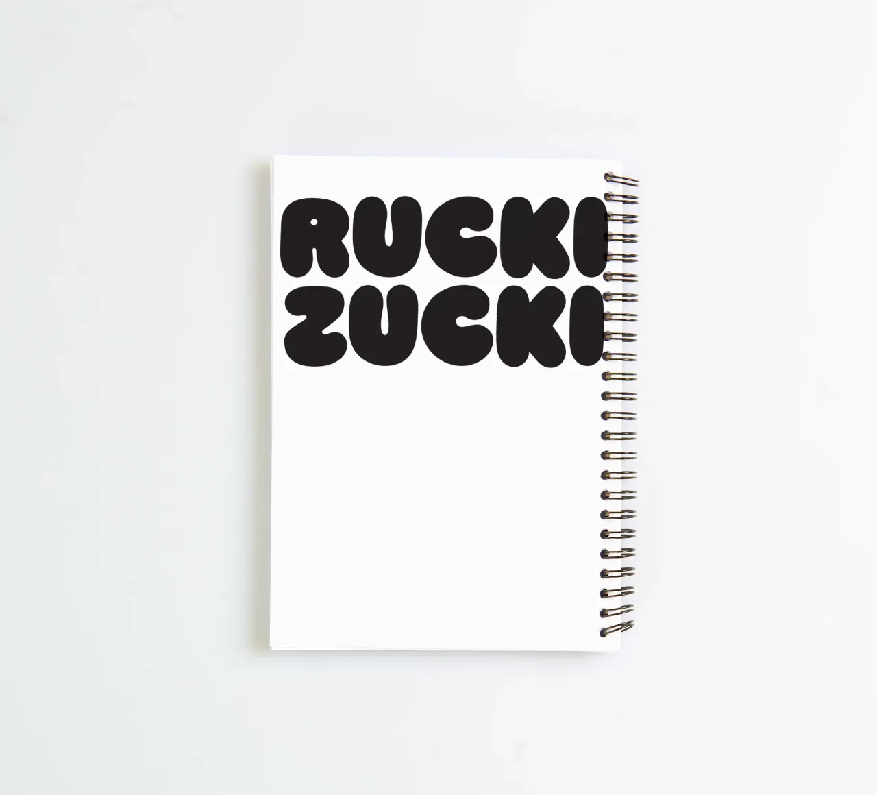Rucki Zucki spiral notebook by Verplanungsagentur