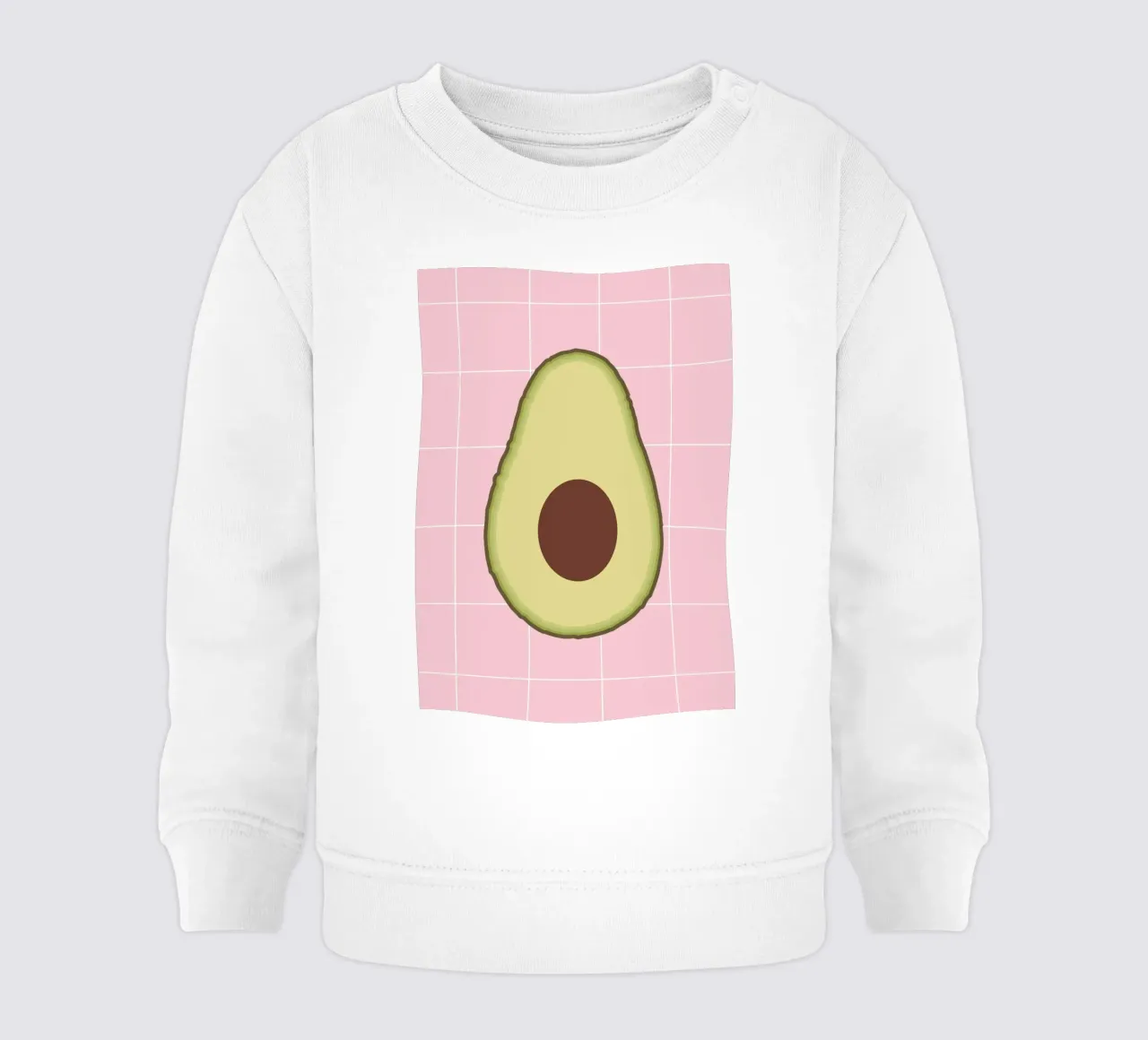 Avocado Slice felpa neonato da Attaboy Dsgn